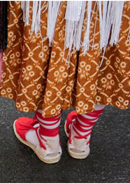 espadrilles plates lacets cheville