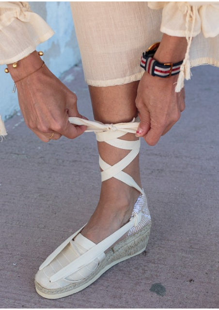 espadrilles espagnoles compensées