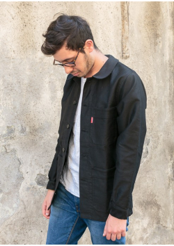 Work Jacket in Coated Cotton