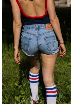 Le short en jean 501, vintage