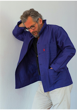 Work Jacket in Coated Cotton