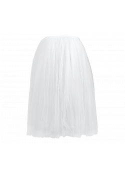 Mid-long rehearsal tulle skirt