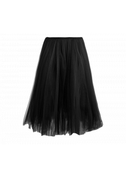 Mid-long rehearsal tulle skirt