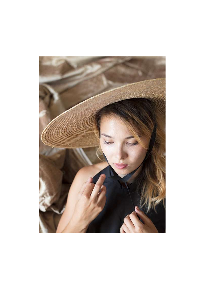 SOMBRERO CHAPEAU DE PAILLE MEXICAIN 45CM JAUNE