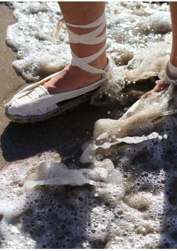 Catalan Espadrilles, Flat with Ribbons