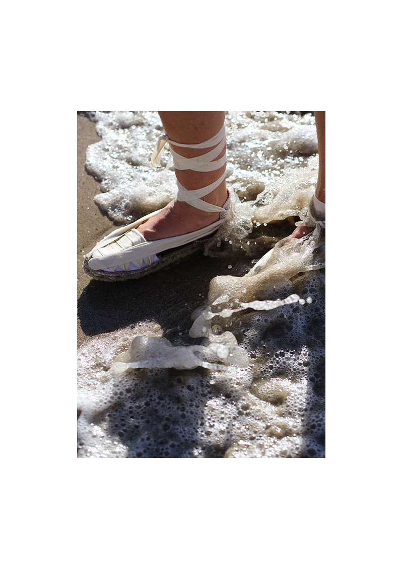 Catalan Espadrilles, Flat with Ribbons Catalan Espadrilles, Flat with Ribbons