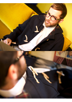 The English Duffle Coat with Wooden Toggles