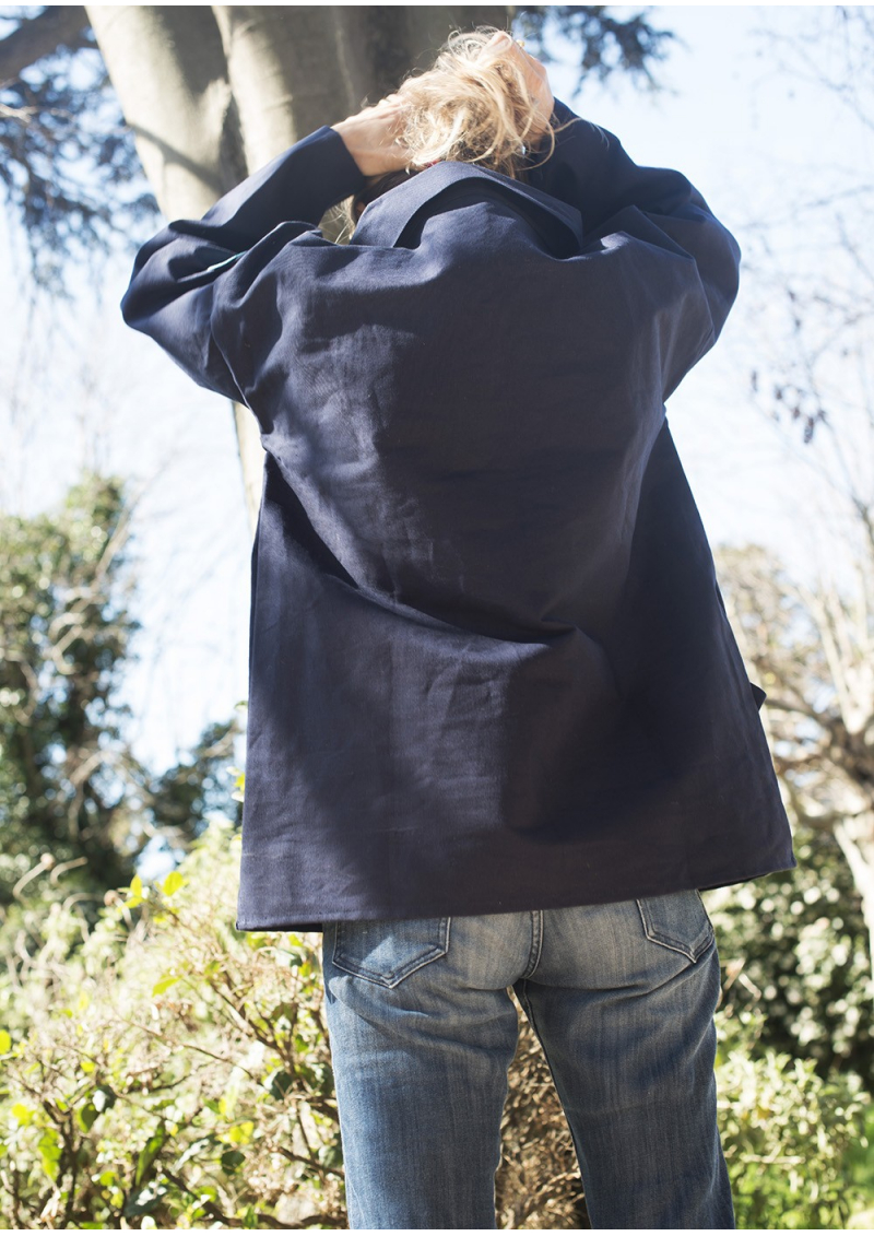 Veste De Chasse Anglaise Grand Prix Femme - Taille 10 Tall - Marine - Occasion