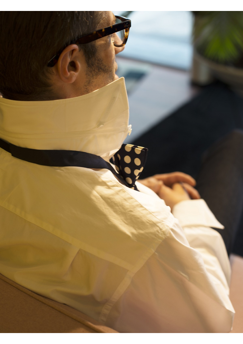 Chemise Sur Mesure Turnbull & Asser - Blanc - Tour De Poitrine 44 Pouces - Très Bon état Occasion