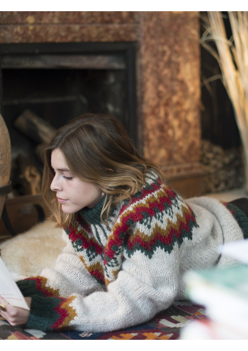 Lopi sweater from Iceland, handknitted in Icelandic wool