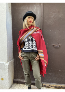 Embroidered poncho from...