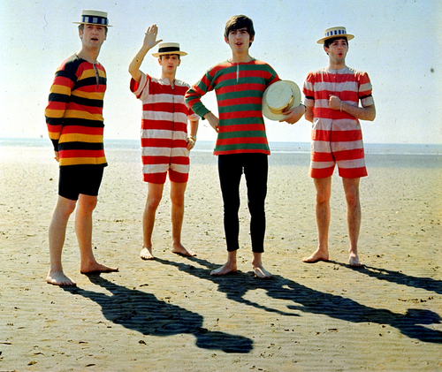 Beatles en canotiers
