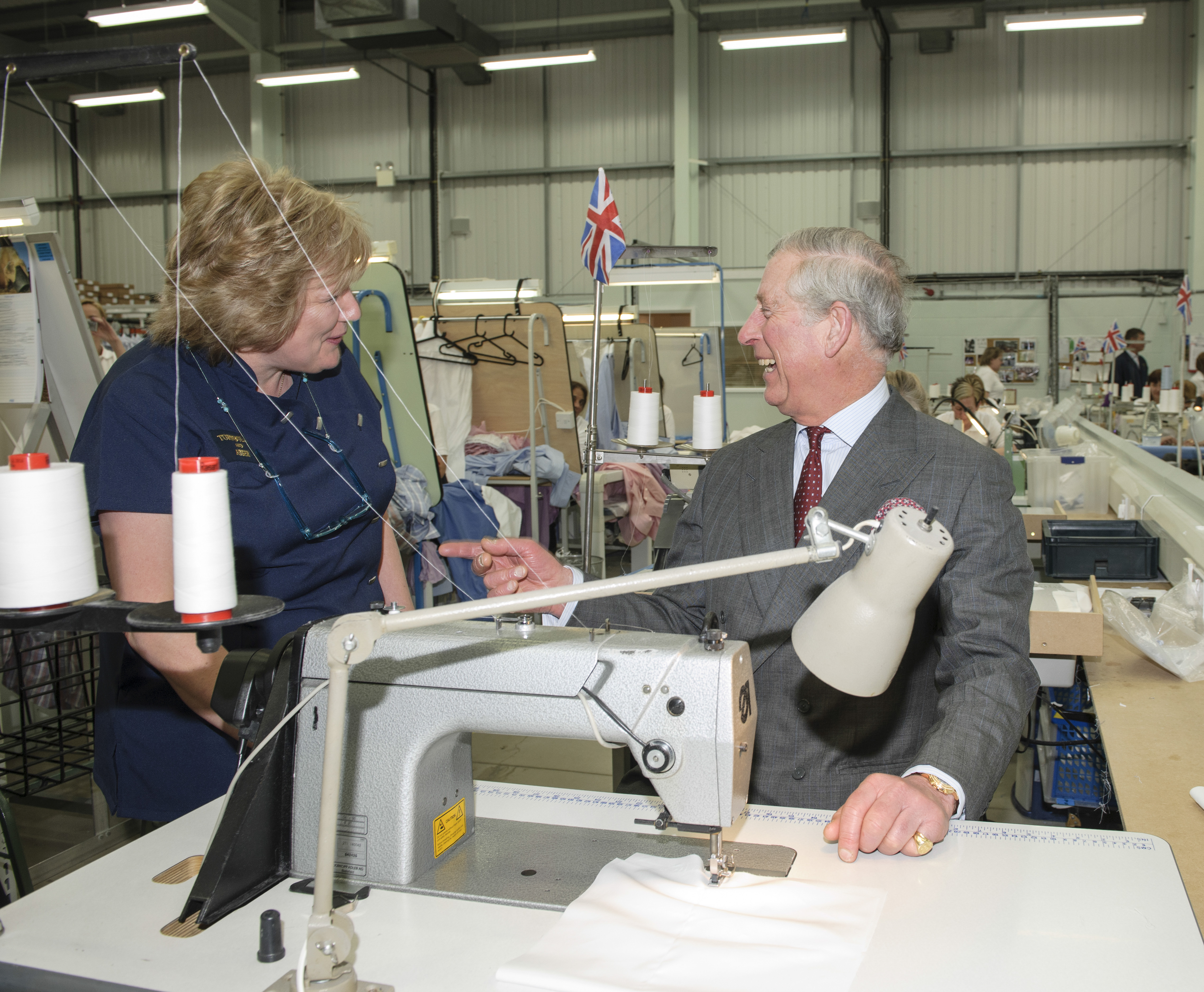 Prince Charles visits Turnbull & Asser