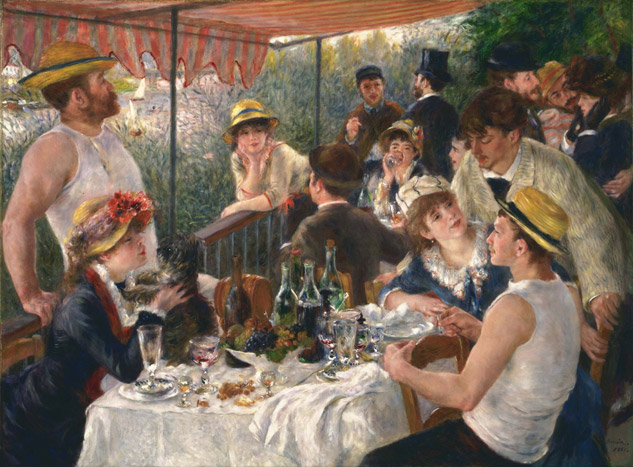 Le déjeuner des canotiers par Renoir