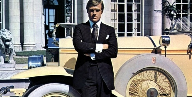 Robert Redford de Gatsby le Magnifique en chemise de Turnbull & Asser