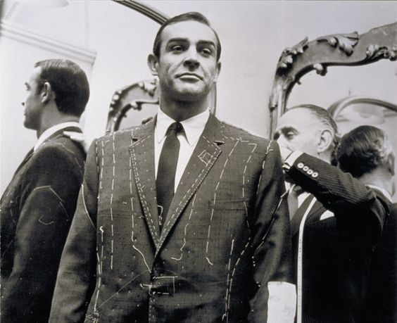 Sean Connery from James Bond in a Turnbull & Asser shirt